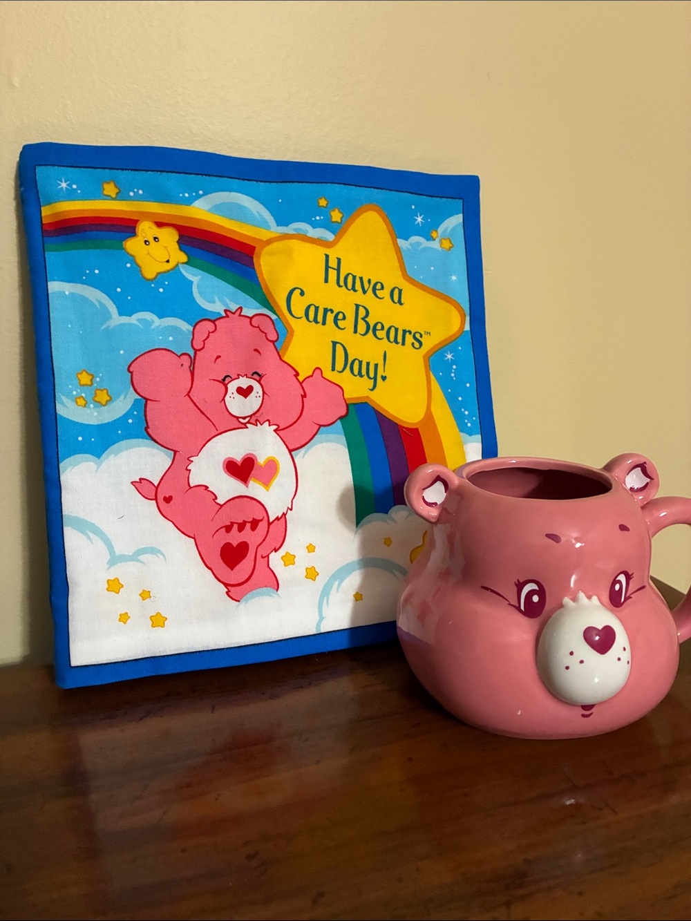 CARE BEAR BUNDLE - Fabric Book & Mug